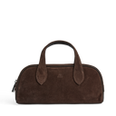 Markberg Thora Håndtaske Dark Brown Suede