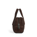 Markberg Thora Håndtaske Dark Brown Suede