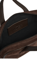 Markberg Thora Håndtaske Dark Brown Suede