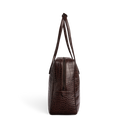 Markberg Elara Arbejdstaske Espresso Brown Croco