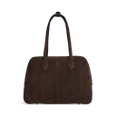 Markberg Elara Arbejdstaske Dark Brown Suede