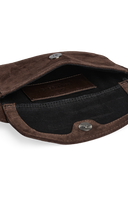 Markberg Zaya Bæltetaske Dark Brown Suede