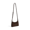Markberg Avenya Crossbody Taske Dark Brown Suede