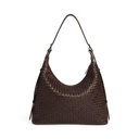 Markberg Tribeca Taske Dark Brown Flettet Læder