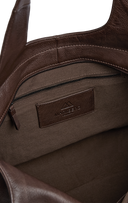 Markberg Laurine Shopper Espresso Brown Soft Vintage Læder