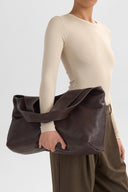 Markberg Laurine Shopper Espresso Brown Soft Vintage Læder