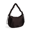 Ground Brown Sateen Crossbody Bag