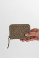 Markberg Selma Pung Ivy Green Flettet Læder