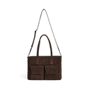 Markberg Kelsey Arbejdstaske Dark Brown Suede