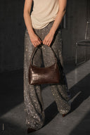 Markberg Felicia Bag Brown Croco