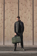 Atlas Olive Rubber Weekendtaske