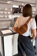 Markberg Darla Bæltetaske Cognac Corduroy