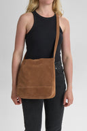 CayMBG Crossbody Veske, Suede