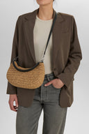 HeliaMBG Crossbody veske, Raffia
